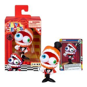 Amazing Digital Circus Caine 4" Vinyl Figure With Collector Card